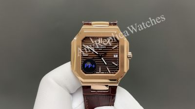 PP Factory Patek Philippe Cubitus 5821 Watches Brown Face 9015 Movement 45mm